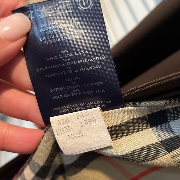 Burberry Trench coat Olive Green size small EUC - Picture 8 of 15